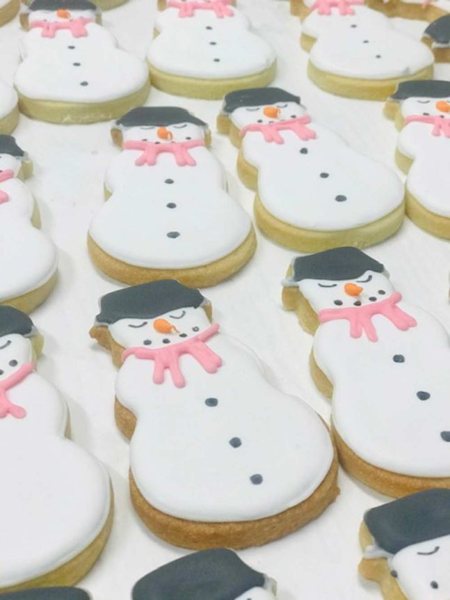 Schneemannkeks